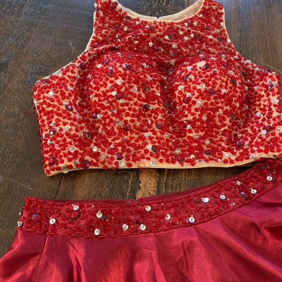 Two piece sequin dress - Picture 3 of 8